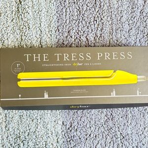 NEW Drybar The Tress Press Straightening Iron 1” Yellow